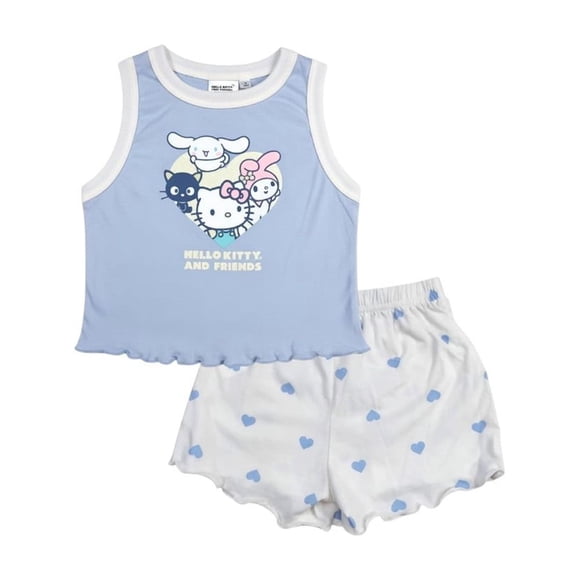 Pijama Infantil DTR Kitty & Friends Talla 8 Color Rosa