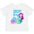 thumbnail image 3 of Inktastic Fifth Birthday Mermaid Girls Toddler T-Shirt, 3 of 5