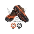 thumbnail image 4 of Crampons Shoe, crampón para nieve, senderismo, senderismo, 8 dientes, naranja, 4 of 6