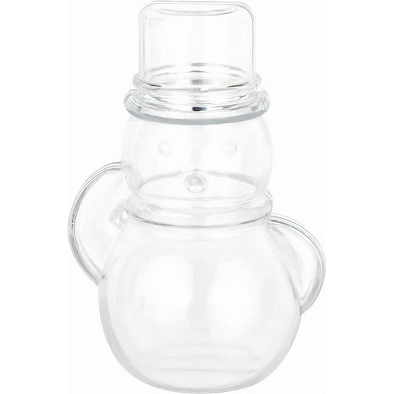 Snowman Shaped Acrylic Candy Boxes 24 Pack 1.57"X3.54"