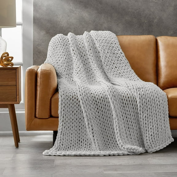 Member's Mark Super Chunky Knit Throw, 60" x 70"