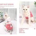 thumbnail image 3 of ShenMo Pull pour Chat, Vêtements d'Hiver pour Chat, Facile à Enfiler, Textiles pour Chat, Pull pour Chaton, Vêtements pour Chat, Pull d'Hiver pour Chat (L), 3 of 6