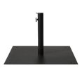 thumbnail image 3 of IVV Steel Umbrella Base, 24.5" Square Weighted Patio Parasol Stand for Outdoor, Backyard, Sun Shade Base w/Tightening Knob and Anchor Holes - Black, 3 of 9
