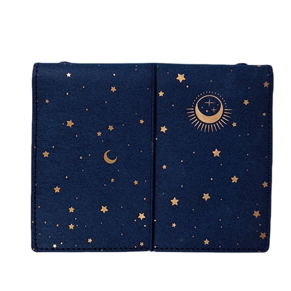 Starry Journal Refillable Binder Journal Notebook with 16 Sheet Unlined Paper for Writing Sketching Journaling