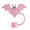 Pink, variant on Halloween Bat Silicone Straw Toppers Cute 3D Cup Cover Accessories Reusable Funny Party Drink Decorations