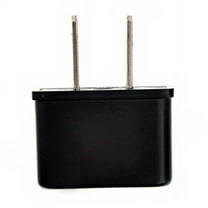 Baluue For Electrical Devices Black Plug Converter Adapter 1Pcs