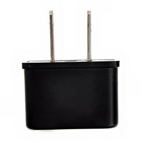 Baluue For Electrical Devices Black Plug Converter Adapter 1Pcs