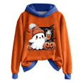 thumbnail image 4 of Halloween Hoodies for Women Cute Pumpkin Printed Ghost Spooky Season Sweatshirts Loose Fit Casual Long Sleeve Pullover Sweaters Fall Winter Outfits 2025, 4 of 4