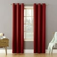 thumbnail image 2 of Sun Zero Becca Energy Efficient Grommet Curtain Panel, 40" x 84", Brick, 2 of 4