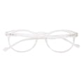 thumbnail image 4 of grinderPUNCH Lunettes de Lecture Rondes Ovales Légères pour Hommes et Femmes Lunettes de Lecture +2,00, Clair, 4 of 4