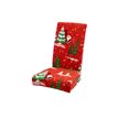 thumbnail image 2 of HongHeng Christmas theme Stretchy Parson Chair Slipcovers for Dining Room Chair seat Covers Chair Protectors for Party Pet Protection Universal Fit Soft Polyester Xmas Decorations, 2 of 6