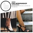 thumbnail image 5 of Heel Covers High Shoes Detachable Straps Heels Boot Elastic Laces Ankle Shoelace  2 Pairs, 5 of 6