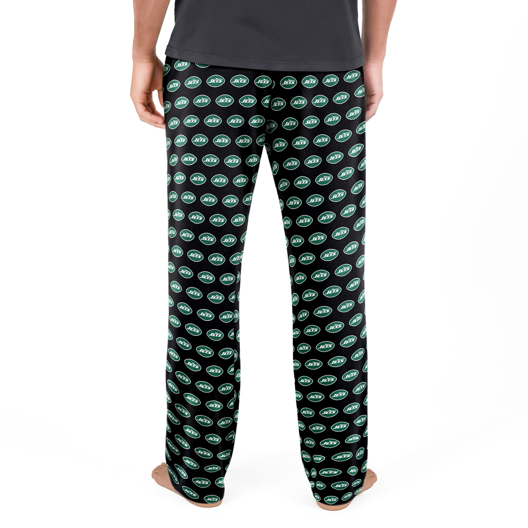 NFL Mens New York Jets All Over Print Pajama Pants