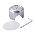 thumbnail image 4 of Reloj universal con de manillar de 7/8 "para motocicleta, resistente para ATV Dirt Bike Motocross (carcasa cromada) Blanco Zulema reloj del manillar de la motocicleta, 4 of 8