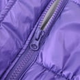 thumbnail image 6 of Povozer Girl's Winter Fleece Lined Long Parka Puffer Coat Thicken Ski Jacket with Hood(Purple,7T-8T), 6 of 6