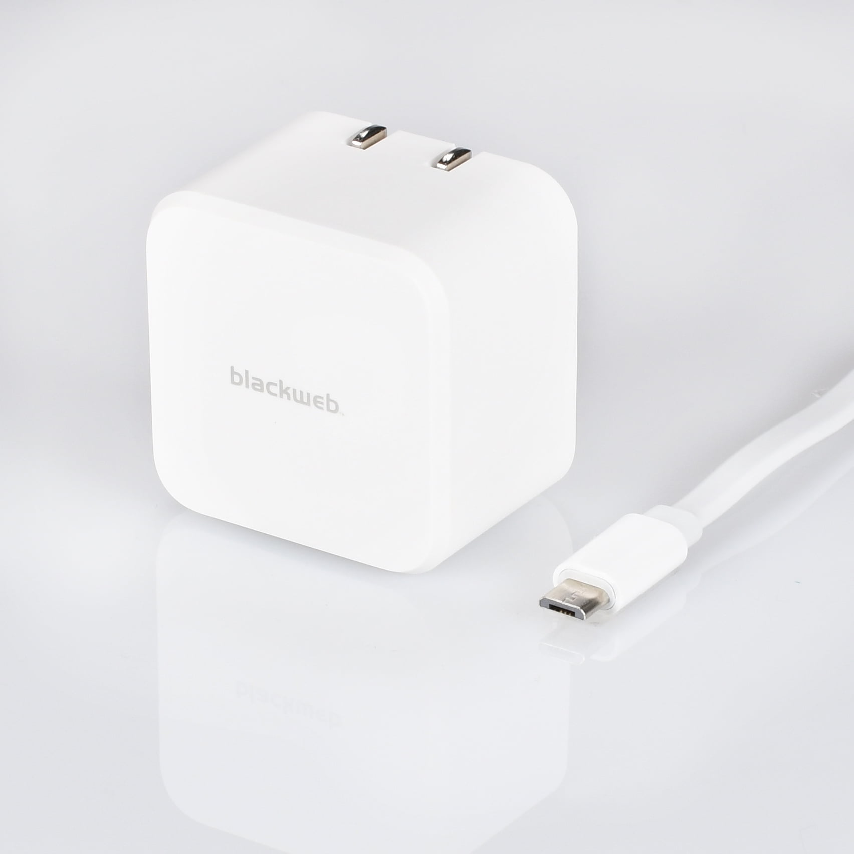 Blackweb Dual-Port Wall Charger With Flat Cable With Lightning Connector ,   Amp, White, 4 Feet – Walmart Inventory Checker – BrickSeek