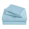 thumbnail image 2 of BNM Egyptian Cotton 300 Thread Count Sheet Set, California King, Light Blue, 2 of 10