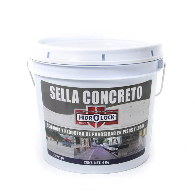 Sellador y Reductor de Porosidad en Pisos y Losas Presto 4KG