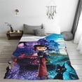 thumbnail image 3 of Coraline Flannel Blanket Funny Ultra-Soft Micro Warm Throw Blanket Fleece Blanket Interesting Gift 80"X60", 3 of 9