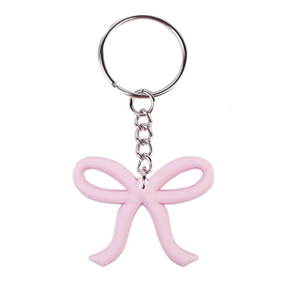 Worgeous 10pcs Pink Bowknot Keychain Bowknot Keyring For Birthday Party Bachelorette Party Decoration Baby Shower Party Cute Favors Party Supplies