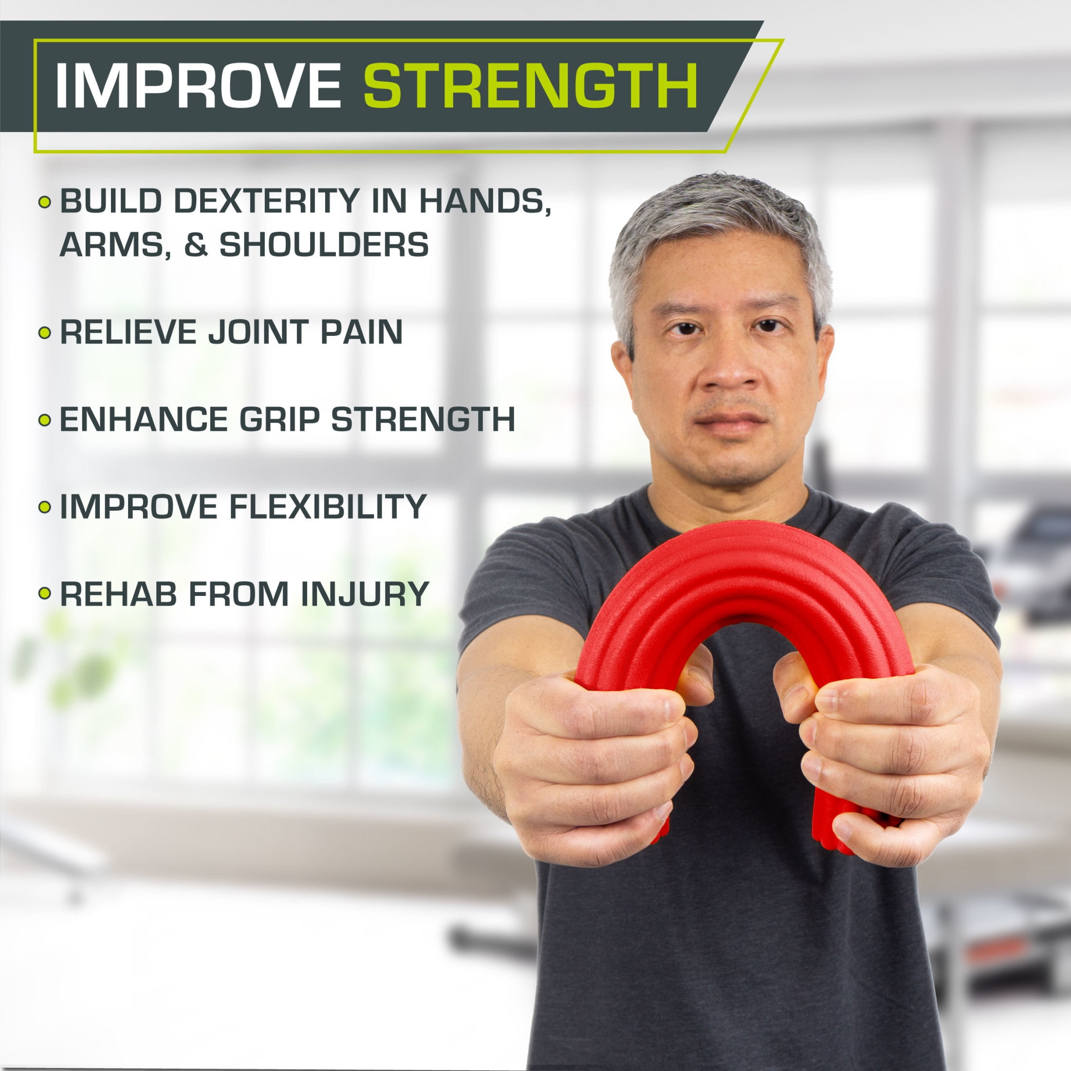 ProsourceFit Flex and Twist Bars Sets and Singles for Occupational Therapy of Joint Injury