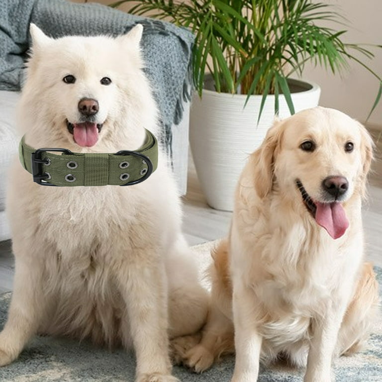 Soft Dog Collar - Adjustable Comfortable Wear-resistant - Quick-detachable Tactical  Dog Collar Leash Set - Outdoor Dog Gear 
