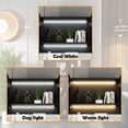 thumbnail image 3 of KULAGAGA Bookcases Organizer with LED Lights, Heavy Duty Display Cabinet with Glass Door for Living Room, 31.5" Wide, 3 of 7