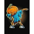 thumbnail image 2 of Camiseta deportiva informal, sencilla y moderna con estampado de calabaza y espantapájaros, cuello redondo y manga corta, estilo moderno y creativo, para mujer, cómoda y de verano., 2 of 6