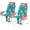 Flamingos, variant on PEXMOR 16" Backpack Beach Chairs Set of 2, 5-Position Lightweight Chair with Cooler Bag, Cup Holder & Towel Rack for Beach, Camping, Outdoor