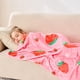 thumbnail image 3 of Manta Wajade 127x152 cm Suave Peluche Rosa Fresa, 3 of 9