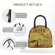 thumbnail image 4 of Balery Coffee Vintage Bolsa de Almuerzo para Mujeres, Caja de Almuerzo, Bolsa de Almuerzo Pequeña Impermeable, Tote de Almuerzo Reutilizable con Gran Capacidad, 4 of 6