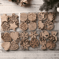 thumbnail image 5 of Wooden Christmas Tree Decorations,Hanging Ornament,Christmas Decoration Pendants,style 4, 5 of 5