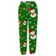 thumbnail image 2 of Gibobby pantalones deportivos Mujer Otoño e Invierno Casual moda Navidad divertido impreso cintura elástica pantalones deportivos pantalones casuales (Verde, S), 2 of 5