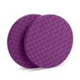 thumbnail image 4 of Esterilla de yoga redonda shamjiam Alfombrillas redondas para yoga con rodilleras 2 piezas violeta, 4 of 8