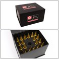 thumbnail image 6 of J2 Engineering LN-T7-015-15-GD J2 Engineering 7075 -T6 Forged Aluminum M12X1.5 20Pcs 123mm Height Spiky Cap Lug Nut Set w / Socket Adapter (Gold), 6 of 7