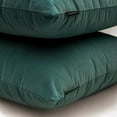 thumbnail image 4 of Teal Green Decorative Lumbar Pillow Cover 14"x24" | Pack of 2 Modern Velvet Oblong Cushion Cover Solid | Plain Solid Pillowcases for Bed, Couch & Sofa, Modern Home Décor - Teal Green Velvet Dream, 4 of 8