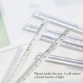thumbnail image 5 of 2Pcs Clear Triangular Scale Ruler 15cm 20cm Plastic Drawing Ruler Geometry Tool for Measuring Engineering Drawing, 5 of 9
