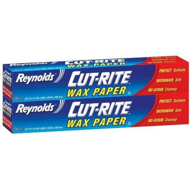 Reynolds Wrap Cut-Rite Wax Paper, 75 Sq Ft (Pack of 2)