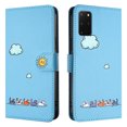 thumbnail image 4 of Allytechgroup for Samsung Galaxy S20 Plus Wallet Cover, Samsung Galaxy S20 Plus Wallet Case with Strap, PU Leather Shock Absorption Folio Flip Stand Card Slots Wallet Magnet Cover Case - Blue, 4 of 8