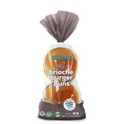 bakerly Brioche Burger Buns, Non GMO, Free from Artificial Flavors, Free from High Fructose Corn Syrup