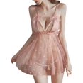 thumbnail image 1 of XmhyTop Lencería Erótica para Mujer, Babydoll Sexy con Camisón de Dormir Atractivo, Diseño para Curvas Sensuales,Tallas 3XL Rosa, 1 of 5