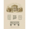 thumbnail image 2 of Carlsruche 15x18 White Modern Wood Framed Museum Art Print Titled - Estate and Plan I, 2 of 4