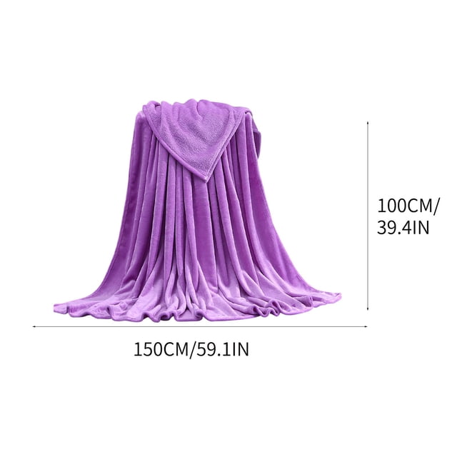 Aidoshy Couverture Douce Super Douce Chaude en Micro-Peluche Polaire Couverture Jeté Tapis Canapé Literie