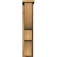 thumbnail image 2 of 6"W x 14"D x 30"H Ridgewood Rough Sawn Corbel w/Backplate, Western Red Cedar, 2 of 9