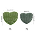 thumbnail image 3 of AOOOWER Wedding Car Heart Shape Flower Foam Cage Box with Suction Cup Green Styrofoam Wet Floral Block Artificial Mud Florist Arrangements Party Decoration, 3 of 3