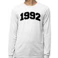 thumbnail image 2 of 1992 College Style Long Sleeve Shirt Unisex Large White, 2 of 5