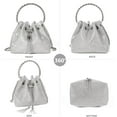 thumbnail image 2 of LHSHID Bling Crystal Rhinestone Purse for Women Sparkly Clutch Handbag Crossbody Bag for Evening Wedding Party Prom, 2 of 7