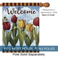 thumbnail image 2 of Welcome Spring Tulip House Yard Flag Double Sided Floral House Flag 28x40 inch, 2 of 6