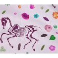 thumbnail image 4 of oneOone Rayon Turquoise Blue Fabric Skull Sewing Craft Projects Fabric Prints By Yard 56 Inch Wide, 4 of 4