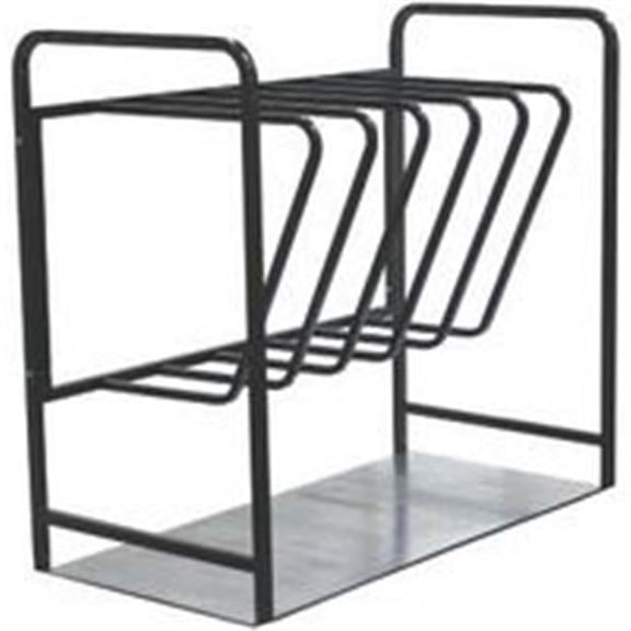 Werner Ladder Shelf Hanging Style - Durable Alloy Steel, Black, 48 x 24 x 45.5 In.